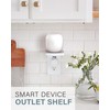 Sanus Made for Google Small Device Outlet Shelf in White