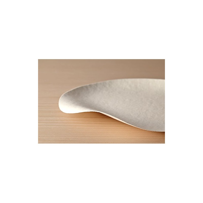 WASARA Round Plates (Small), 12 Sheets, Water and Oil Resistant,