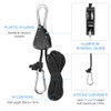 4pcs Pulley Ratchets Heavy Duty Rope Clip Hanger Adjustable Lifting