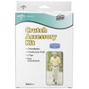 Medline Crutch Accessory Replacement Kit, Gray