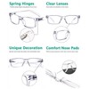 Eyekepper Vintage Reading Glasses for Men - 5 Pack Spring
