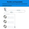 LED Puck Lights Wired Under Cabinet Lighting Dimmable,Round Cabinet Lights