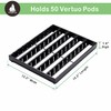 FlagShip Vertuo Pod Holder Drawer Insert Counter for Nespresso Pod