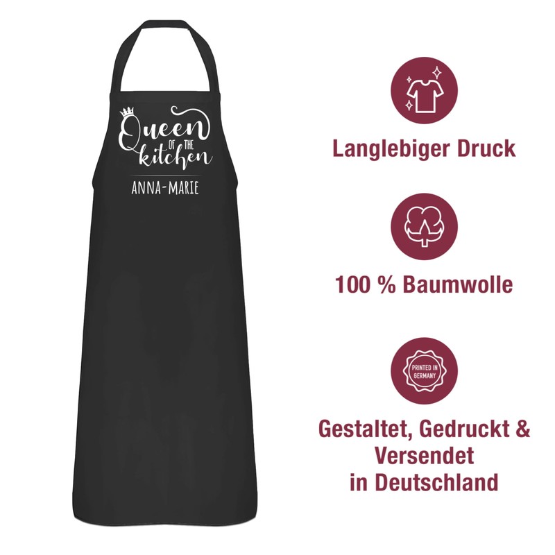 Geschenk mit Namen personalisiert by Shirtracer - Apron - Cooking