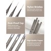 Nail Liner Brush, Fine Line Nail art Brushes 5/9/15/20/25mm Thin