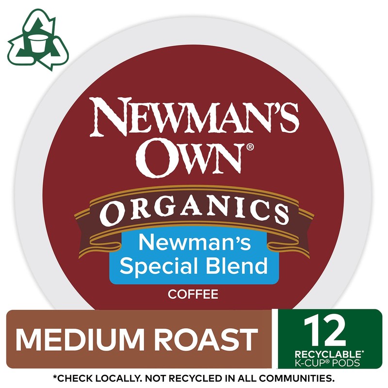 Newman's Own Organics Special Blend Keurig Single-Serve K-Cup Pods, Medium