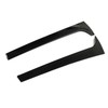 1Pair Rear Window Side Spoilers Gloss Black Air Resistance Reduction