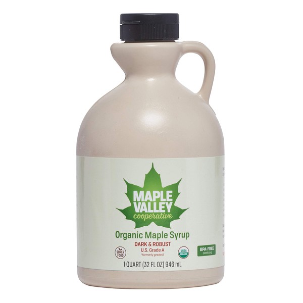 Maple Valley Pure Organic Maple Syrup 32 Oz. Grade A