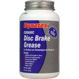 Dynatex 143517 Ceramic Disc Brake Grease, 8oz Bottle - High Concentration Dry-Film Brake Lubricant, Brake Caliper Grease - Prevents Rust, Corrosion, Silences Calipers, Protects up to 3000°F