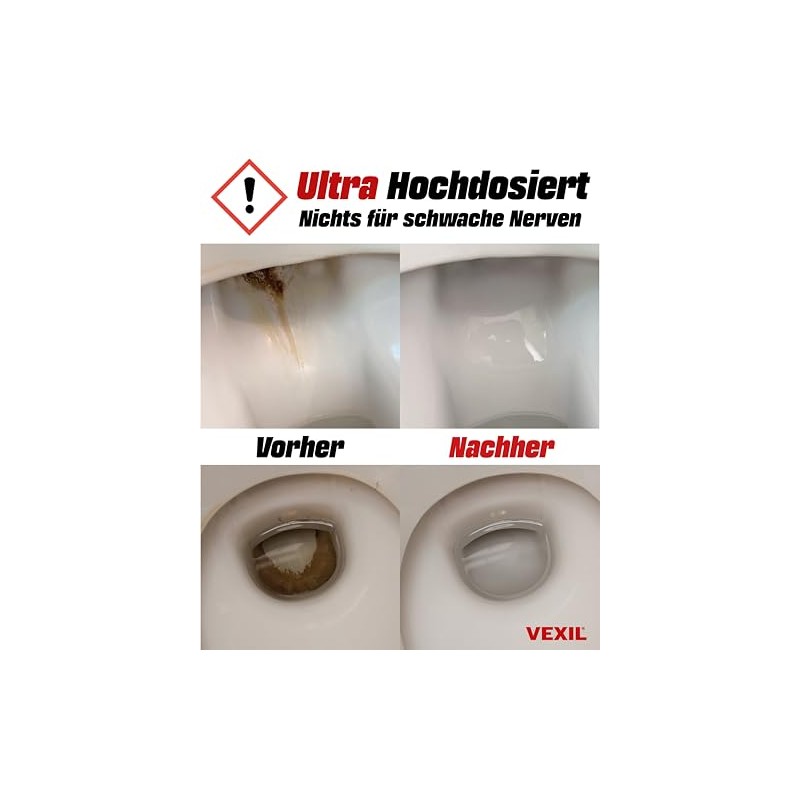 VEXIL® Urinsteinentferner EXTRA STARK - 2x 1000 ml - entfernt