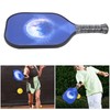 Lightweight Pickleball Paddle Racket Textured Fiberglass Surface PP Core Comfortable
