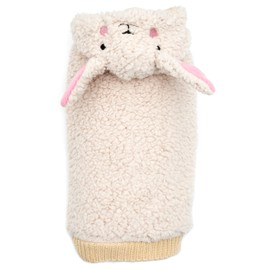 The Worthy Dog Sheep Hoodie Pet Jacket - Pullover Sleeveless Design for Easy Wear and Dressing - High-Cut, Stay Dry Belly - Warm and Cuddly Sherpa Knit Fabric