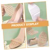 FOMIYES 8pairs High-heel Inserts Comfortable Metatarsal Pads Non-skid Heel Cushion