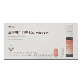 Denpus 덴프스 트루바이타민 부스터 업 (액상20ml + 정제450mg + 정제750mg) x 7개입 1개 ESC Denphus True Vitamin Booster Up (Liquid 20ml + Tablet 450mg + Tablet 750mg) x 7 Items 1 Pack ESC