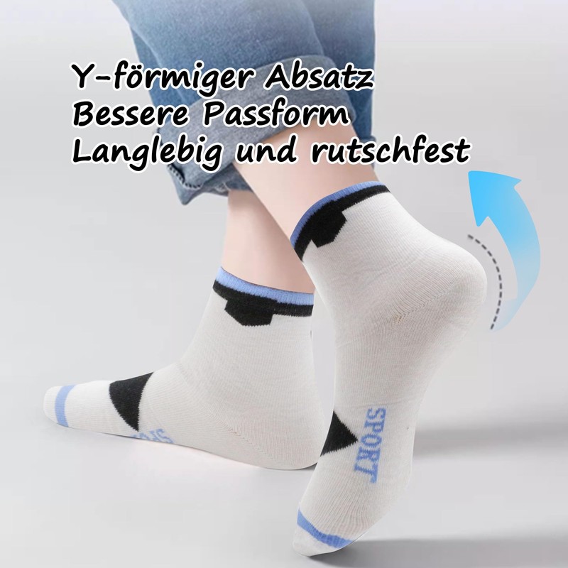 Geyuwoz Calzini da calcio 35-38 per bambini (12 paia) Calzini