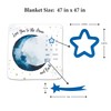 Lillian Rose to The Moon and Back Baby Milestone Blanket,