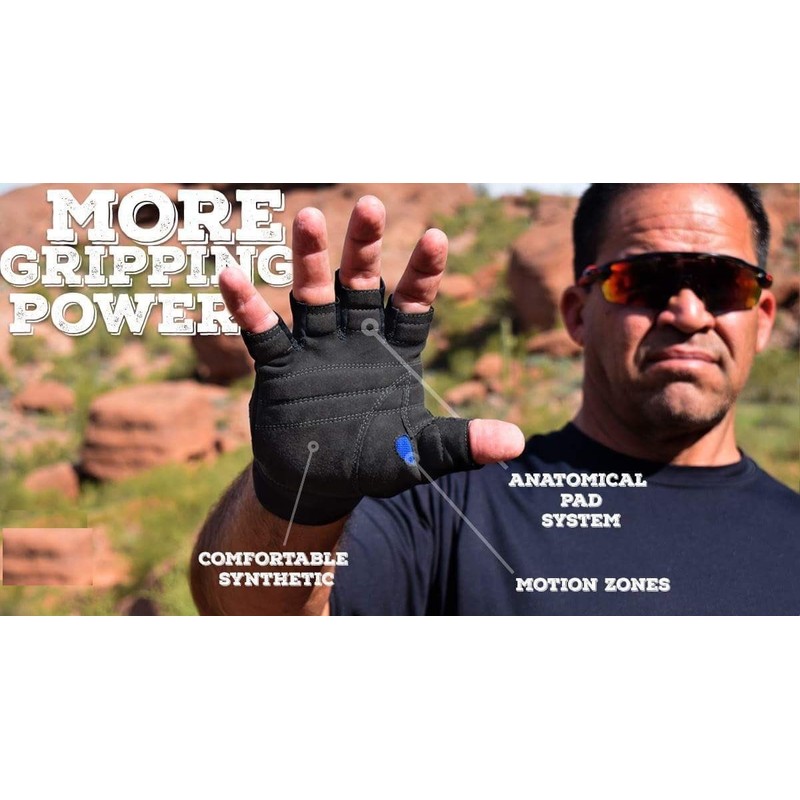 Bionic Men's SRG Fitness Gloves, Medium