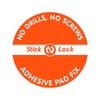 Croydex QM281841 Rust Free Stick 'N' Lock Plus Tumbler &