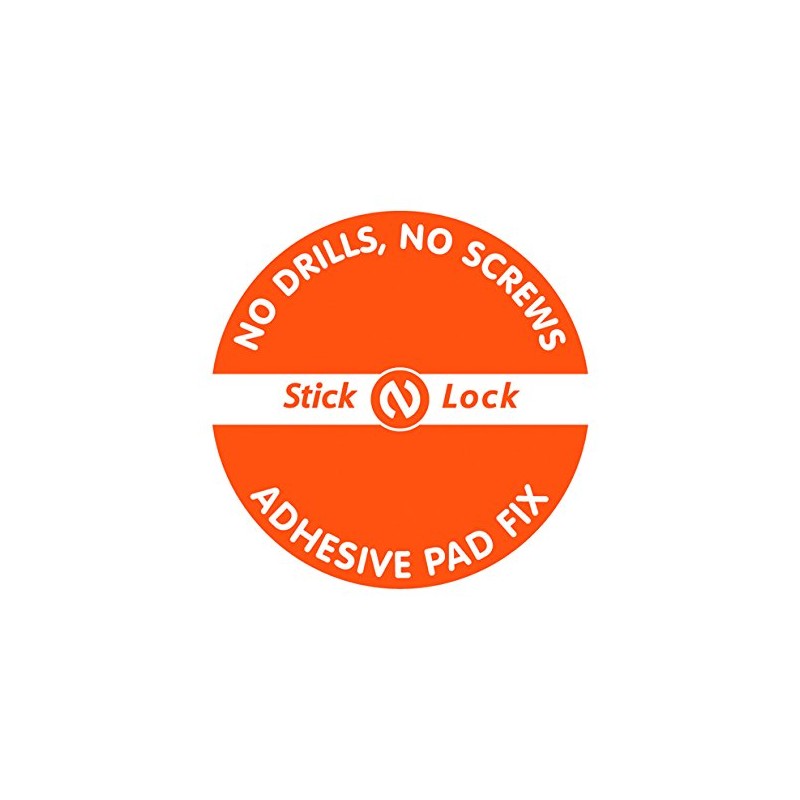 Croydex QM281841 Rust Free Stick 'N' Lock Plus Tumbler &