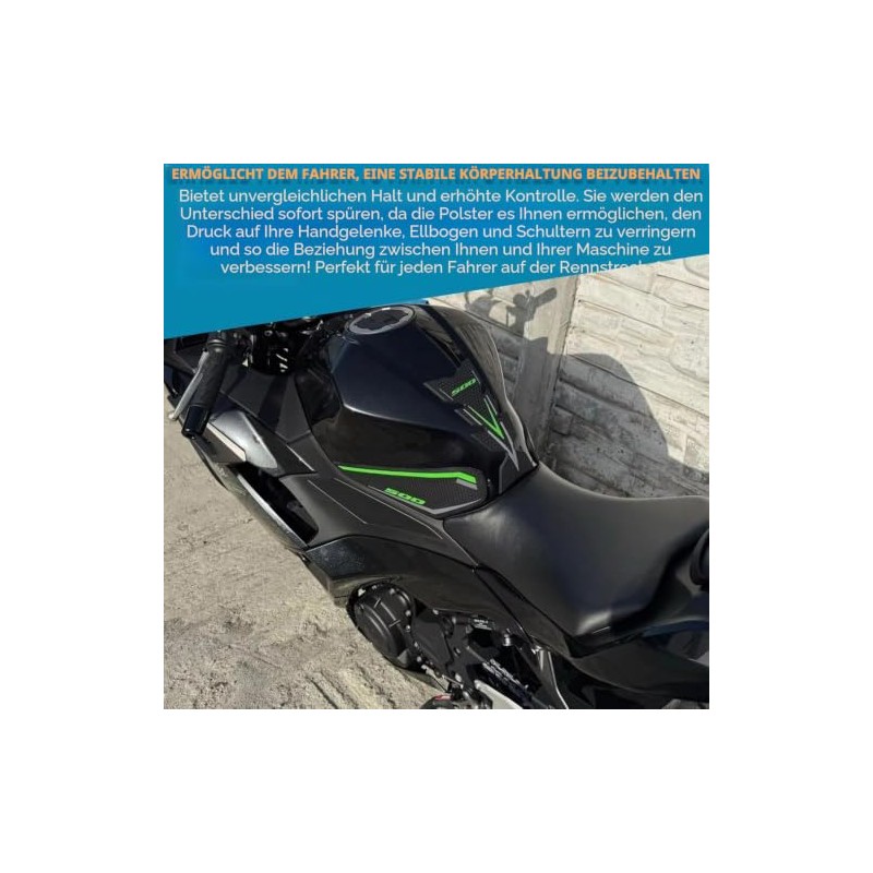 Motorcycle Accessories Non-Slip Side Fuel Tank Pads Protector for NINJA