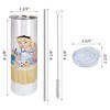 Lunarable Alice in Wonderland 20 Oz Skinny Tumbler, Girl Pours