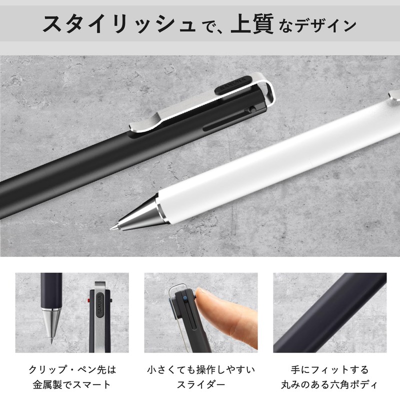 Sakura Crepas 3 Colors Ballpoint Pen Ballpoint Sign iD 3C