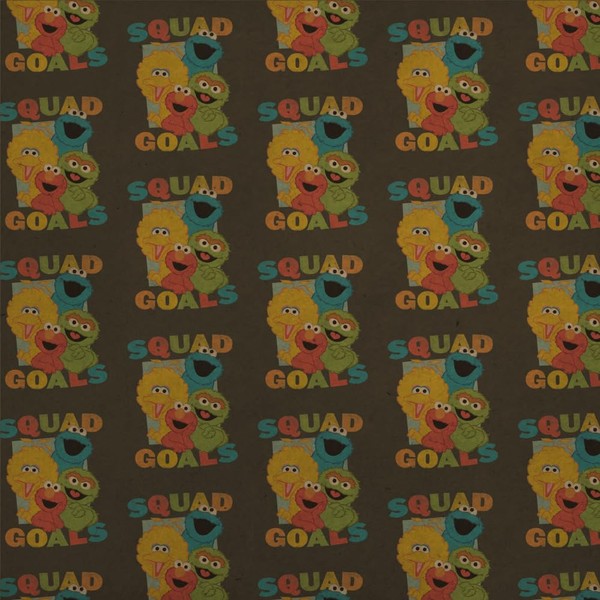Sesame Street Elmo Character Group Squad Goals Premium Kraft Roll