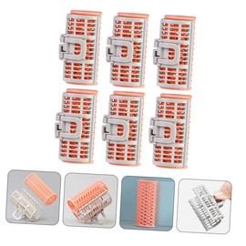 WOONEKY 3sets Jumbo Hair Rollers Clips Curler for Diy Bang Curlers Clips 6pcs*3