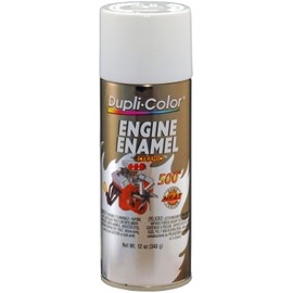 Dupli-Color DE1602-6 PK (EDE160207-6 PK) Universal White Engine Enamel with Ceramic - 12 oz. Aerosol, (Case of 6)