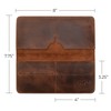 Hide & Drink, Cell Phone Wallet Handmade from Full Grain