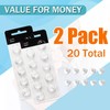 Open Domes 8mm Double Vent Hearing Aid for Oticon Replacements,