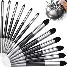 Kosiz 2 Pcs Blending Sponge Pen Double Headed Washable Rubbing Sponge Brush Sketch Wipe Reusable Blending Stump Drawing Art Blenders for School Student Artist Highlight Shadow Detail Correcting Tool