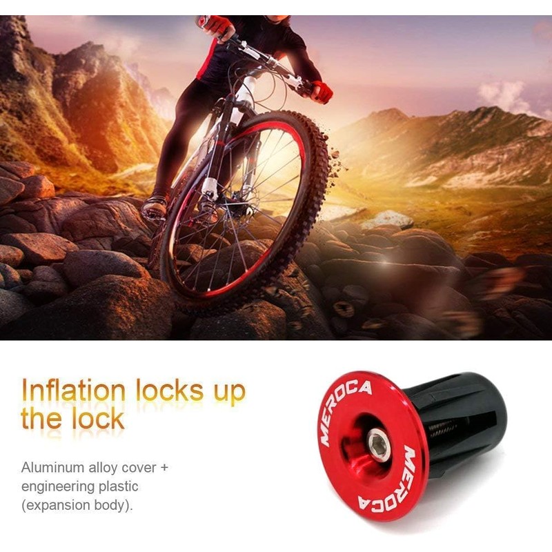 LANODO Bicycle Bar End Caps Road Bike Handle End Caps
