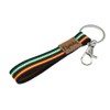 BDM Andalusian Keyring Original Black Fabric Flag of Spain Leather