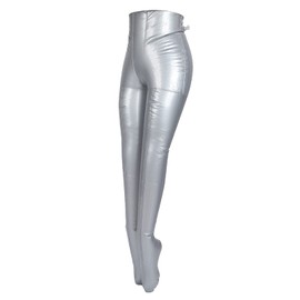 Clothing Display Model, Inflatable Female Half Body Mannequin Leg Torso Model, Easy to Fold and Inflatable Suitable for Designers or Online Shop Merchants