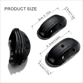 Chin Strap Cover, Helmet Chin Rubber Padding, Universal Non Slip for Football, Hard Hats, Bike and Kids Motorcycle Helmets, 6 Pcs (3S YTH /3L Adt)​