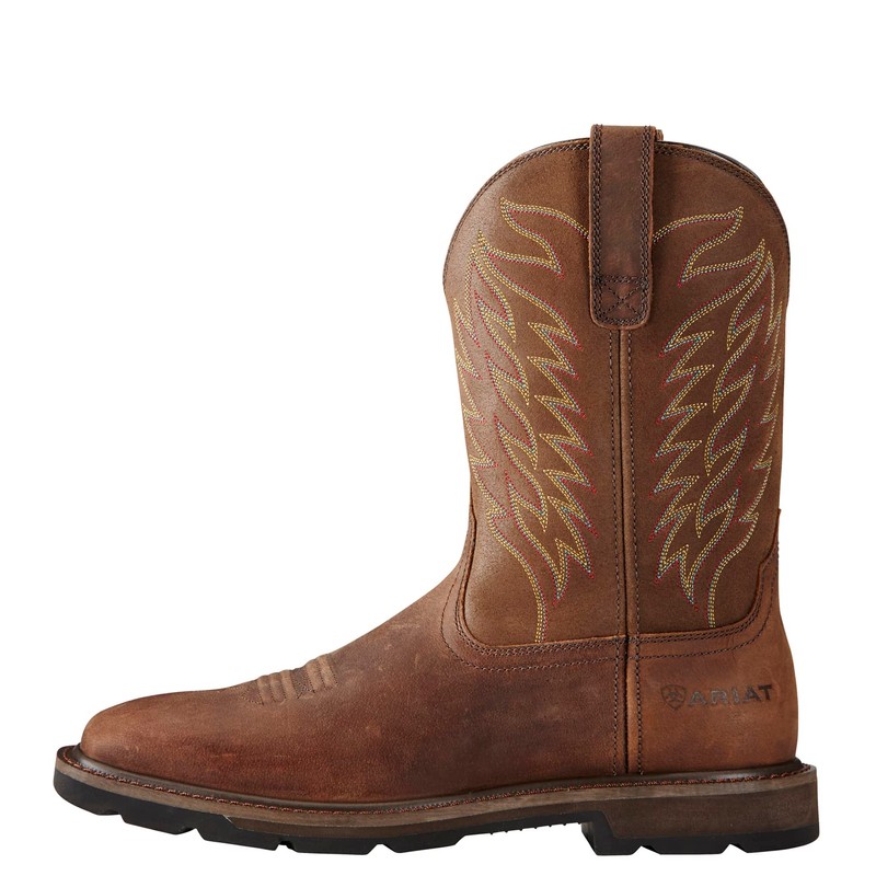 Ariat Groundbreaker Square Toe Work Boot – Men’s Western Work