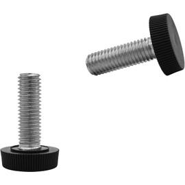 (Pack of 4) Furniture Leveling Feet 13/32" x 1-3/16" (M10 x 30 mm), Adjustable Round Legs 63/64" (25 mm) Diameter, 13/32" (M10) Thread Leveler Foot