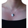 Two Tone 'Corbula' Silver Necklace 'Tao', Metal, No Gemstone