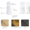 CREWEEL Motion Sensor Night light, Dimmable Night Lights with 5
