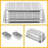 Hotel Pans, 2-Pack 1/3 Size Stainless Steel Perforated Steam Table