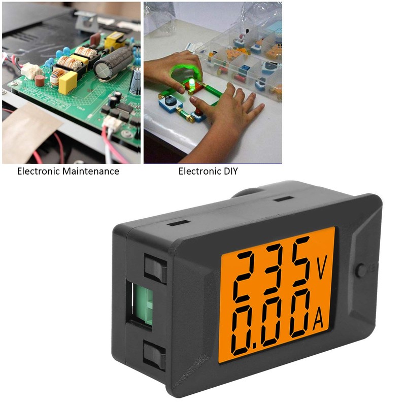 Voltage Current Meter Ammeter Voltmeter AC 40-400V 100A Voltage Current