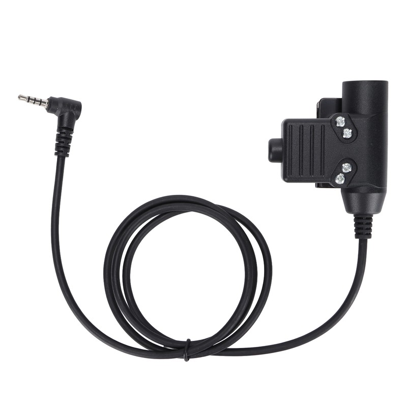 U94 PTT Headset System Adapter PU Tensile Wire Headset Military