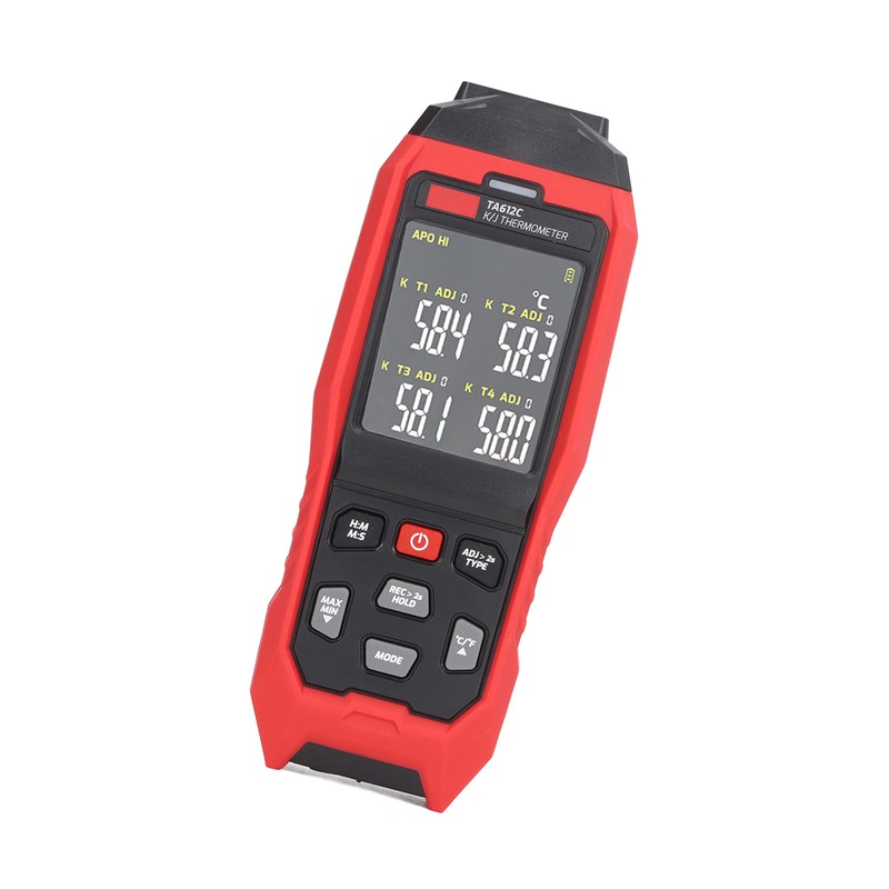 K Type Thermocouple Thermometer 4 Channel Accurate Measurement Digital Contact
