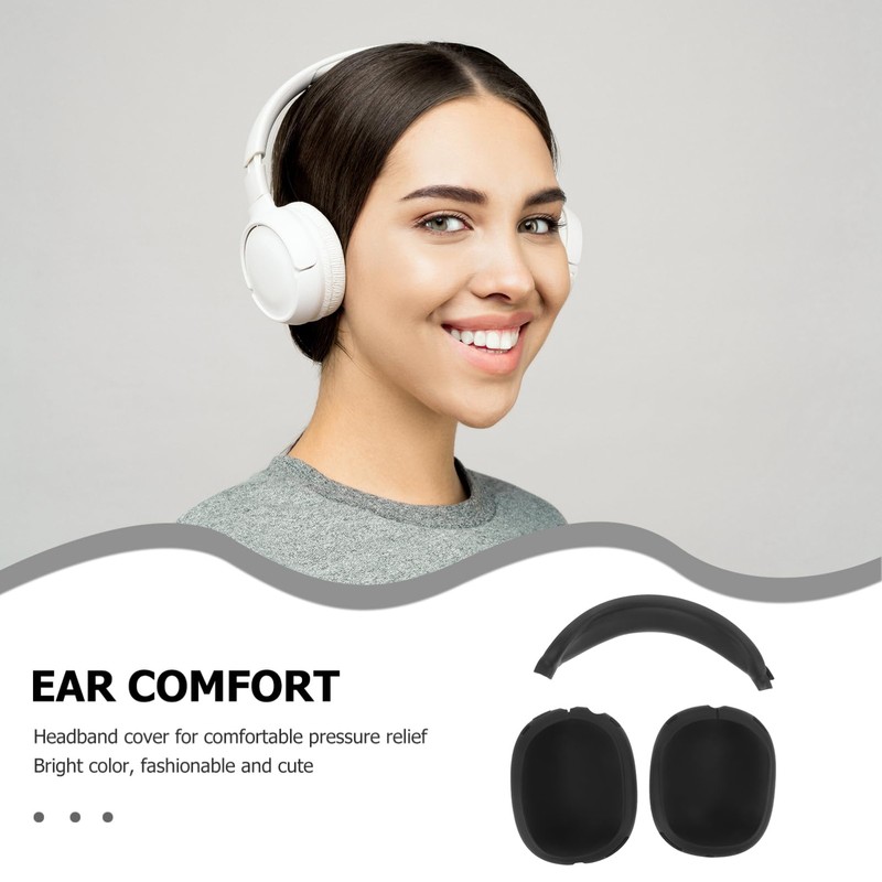 KOMBIUDA 1 Set TPU Headphone Cushion Headband Cover for Scratch