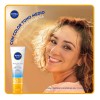 NIVEA SUN Protector Facial Control De Brillo Con Color Tono