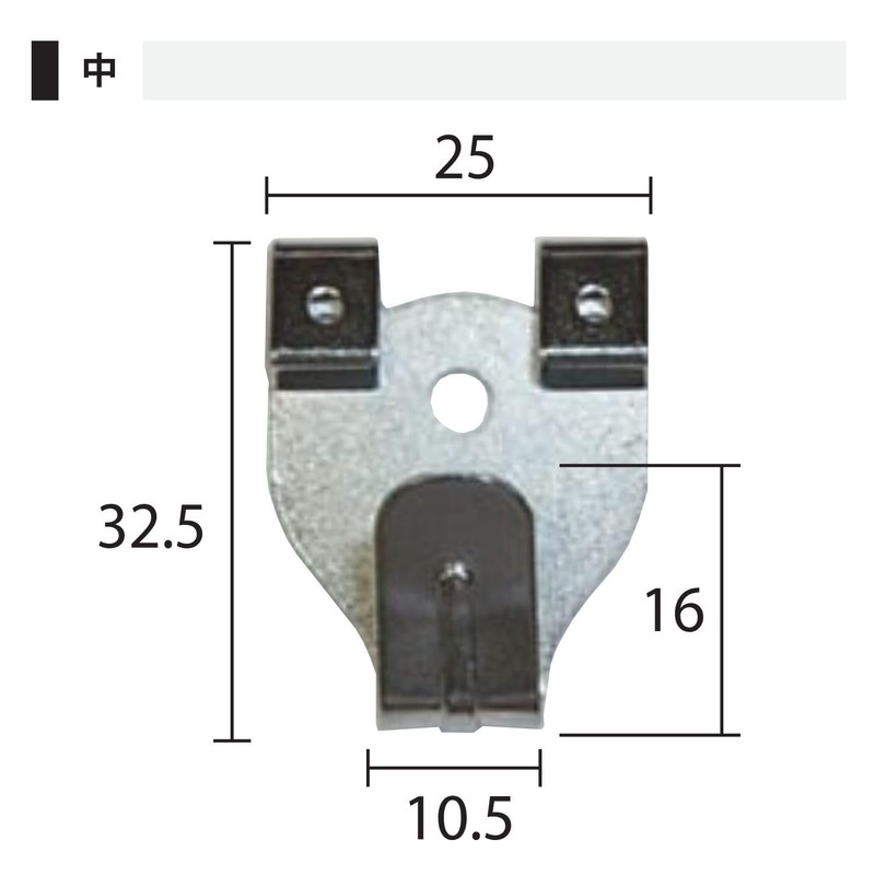 Fukui Metal Crafts F-4002 Stainless Steel Safety X Hook, Medium