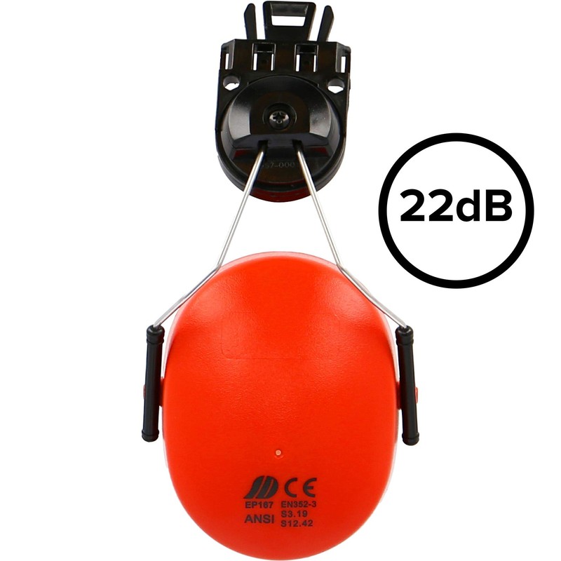 eXtreme Forstschutz Helmkombination Waldarbeiter Helm Netzvisier Gehörschutz Gesichtsschutz SNR-22dB