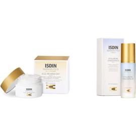 Isdinceutics Crema de día A.G.E. Reverse Day 50 ml  ceutics hyaluronic concentrate, serum facial ligero y ultrahidratante, con acido hialuronico -