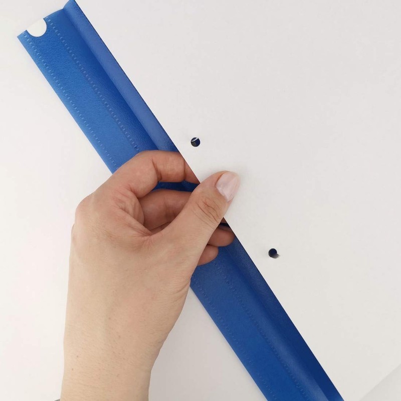D.RECT Pack of 25 A4 plastic file folders with transparent